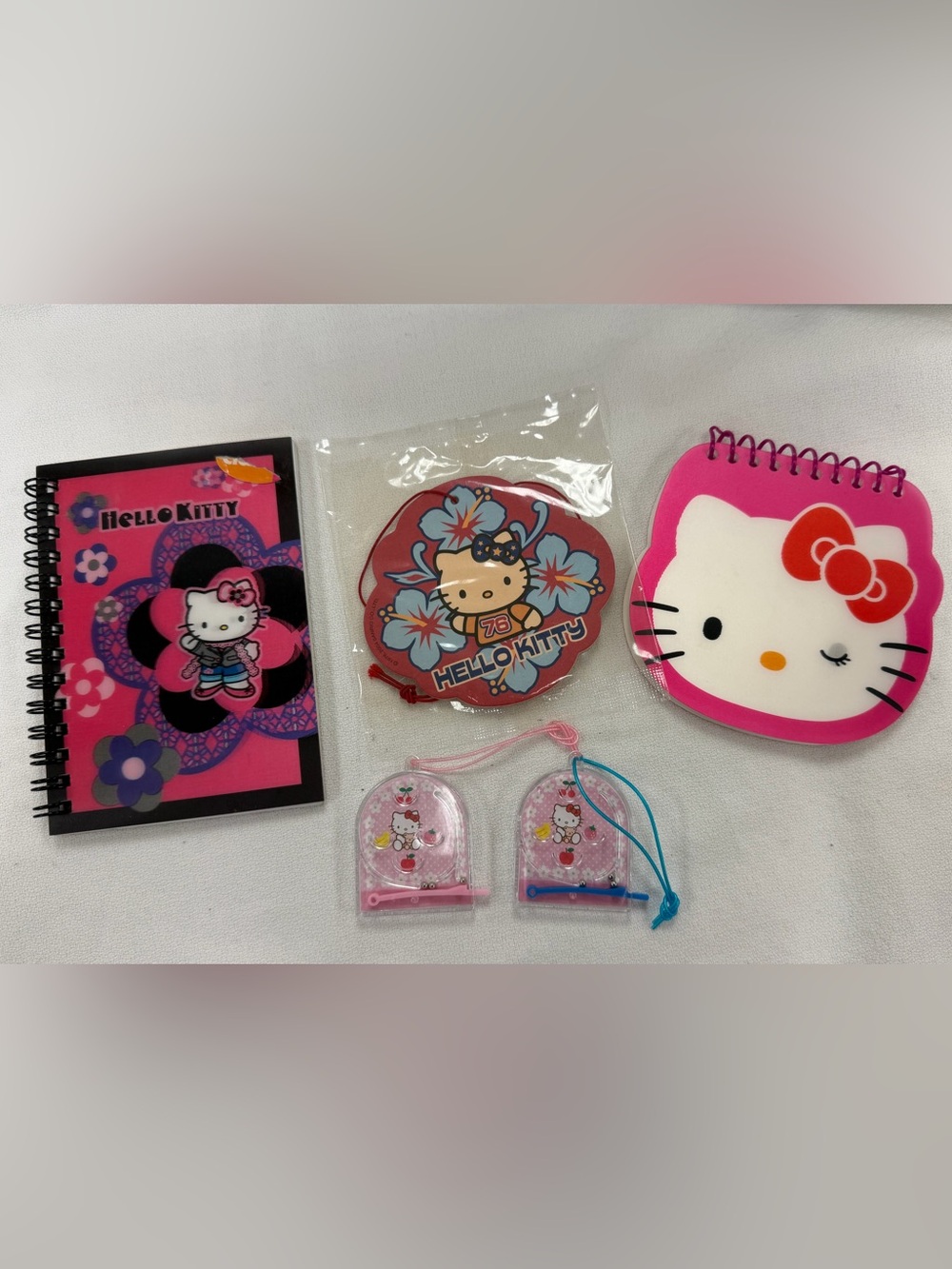 Sanrio Hello Kitty Vintage Stationery & Mini Pinball Games Lot